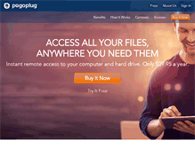 Tablet Screenshot of cloudstation.pogoplug.com